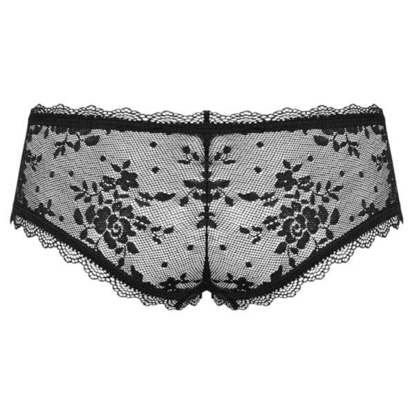 Шортики кружевные Obsessive Behindy Shorties L/XL сексуальное белье для романтических встреч черные 410222 фото