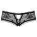 Шортики кружевные Obsessive Behindy Shorties L/XL сексуальное белье для романтических встреч черные 410222 фото 4