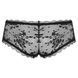 Шортики кружевные Obsessive Behindy Shorties L/XL сексуальное белье для романтических встреч черные 410222 фото 5