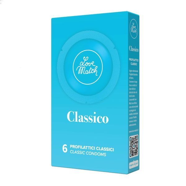 Анатомические презервативы Love Match Classico для мужчин с накопительным резервуаром и смазкой 6 шт LM680011 фото