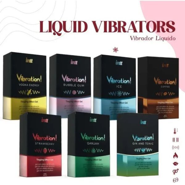 Рідкий вібратор Intt Vibration Coffee 15 мл збуджуючий гель з ароматом кави для оральних ласк та прелюдій SO3511 фото