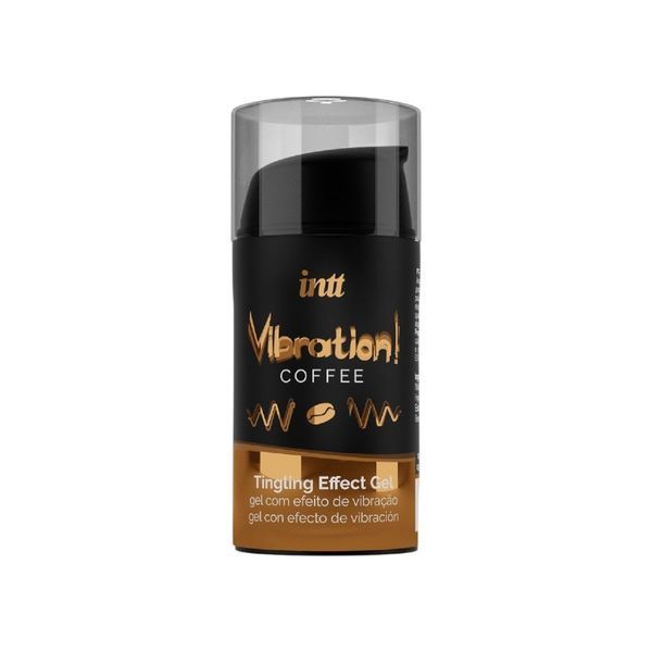 Рідкий вібратор Intt Vibration Coffee 15 мл збуджуючий гель з ароматом кави для оральних ласк та прелюдій SO3511 фото