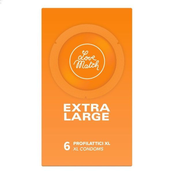 Увеличенные презервативы Love Match Extra Large для мужчин комфортные с накопительным резервуаром и смазкой LM680067 фото