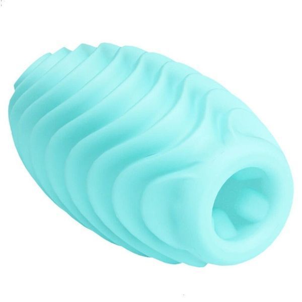 Яйце мастурбатор Attractive Double-Sided EGG для чоловіків еластична секс-іграшка з унікальними візерунками BI-014832-3 - PL66031043 фото