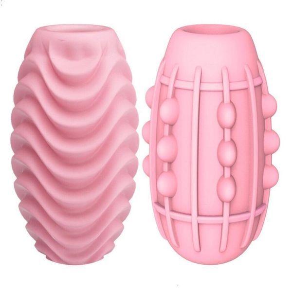 Яйце мастурбатор Passionate Double-Sided EGG для чоловіків еластичний для інтимного задоволення BI-014832-1- 6603BI1057 фото
