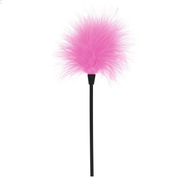Розовый перьевой щекотник Sexy Feather Tickler для игр и удовольствия с мягкими перьями 10305PINK фото
