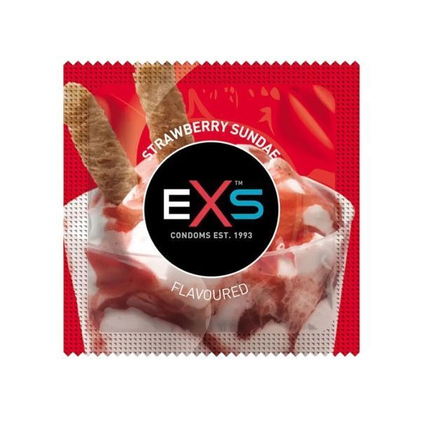 Оральные презервативы Flavored Mix 8 шт с ароматами для сладкого удовольствия и интимных моментов EXS01 фото