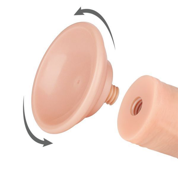 Фаллоимитатор Dildo Sliding Skin 8 дюймов реалистичная игрушка с присоской для женщин и пар LV317206 фото