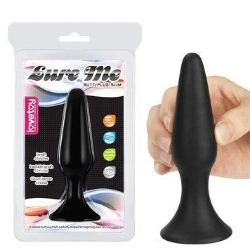 Силиконовая анальная пробка Korek Lure Me L для интимной стимуляции безопасная и удобная BK18L фото