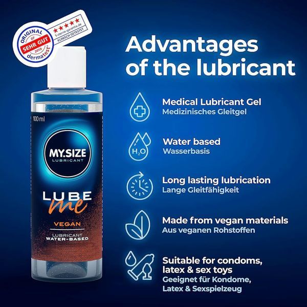 Лубрикант на водной основе Lube Me Vegan интимная смазка для комфортного секса 250 мл 7115040177 фото