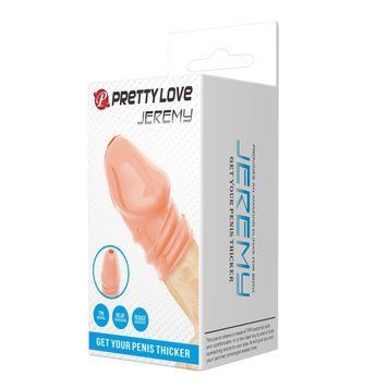 Насадка на пеніс Pretty Love Jeremy для покращення ерекції та продовження статевого акту BI-026249 фото