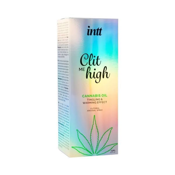 Возбуждающий гель Intt Clit Me On High с маслом конопли для клитора с вибрацией 15 мл для женщин SO8394 фото