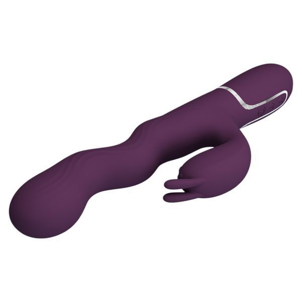 Вибратор кролик Pretty Love Laursen с волновой стимуляцией для женщин с 7 режимами и USB зарядкой BW-500089-1 фото