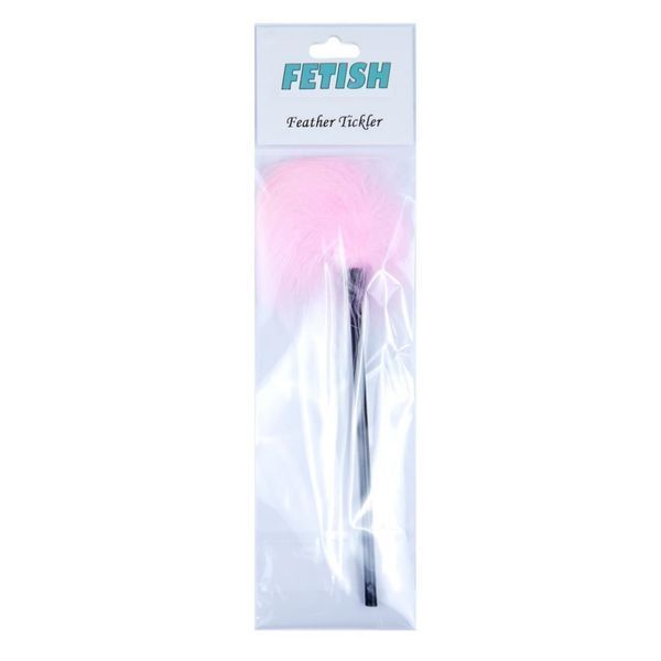 Рожевий тіклер для лоскотання Feather Tickler для БДСМ та прелюдії ніжне перо для стимуляції почуттів 6100028 фото