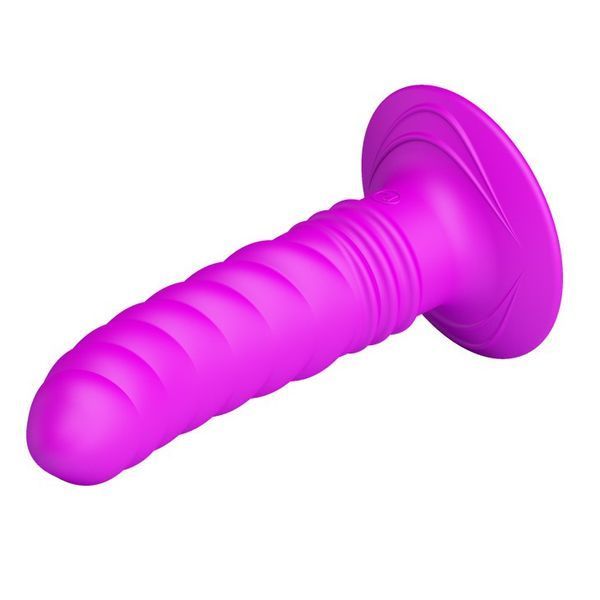 Анальний стимулятор з вібрацією на присосці Pretty Love Twist для чоловіків і жінок з рельєфною поверхнею BI-014200 фото