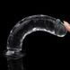 Прозрачный фаллоимитатор на присоске Flawless Clear Dildo для интимных игр эластичный и гибкий 18 см LV310015 фото 6