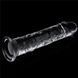 Прозрачный фаллоимитатор на присоске Flawless Clear Dildo для интимных игр эластичный и гибкий 18 см LV310015 фото 5