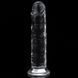 Прозрачный фаллоимитатор на присоске Flawless Clear Dildo для интимных игр эластичный и гибкий 18 см LV310015 фото 2