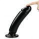 Большой анальный фалломитатор King-Sized Anal Dildo 9,25 для опытных пользователей черный гибкий стимулятор LV2243 фото 8