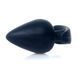 Черный анальный плаг Bubble Plug Large для анальных игр безопасная пробка с ограничительным основанием 6700059 фото 2
