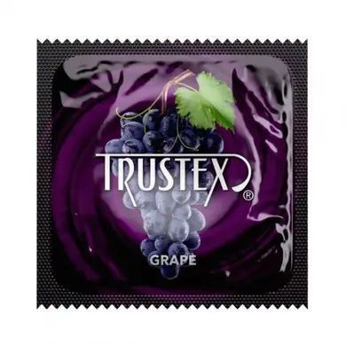 Набір оральних презервативів Trustex 7 смаків для інтимних ігор з ароматами клубники коли ванілі м'яти винограда банана шоколада Truм01 фото