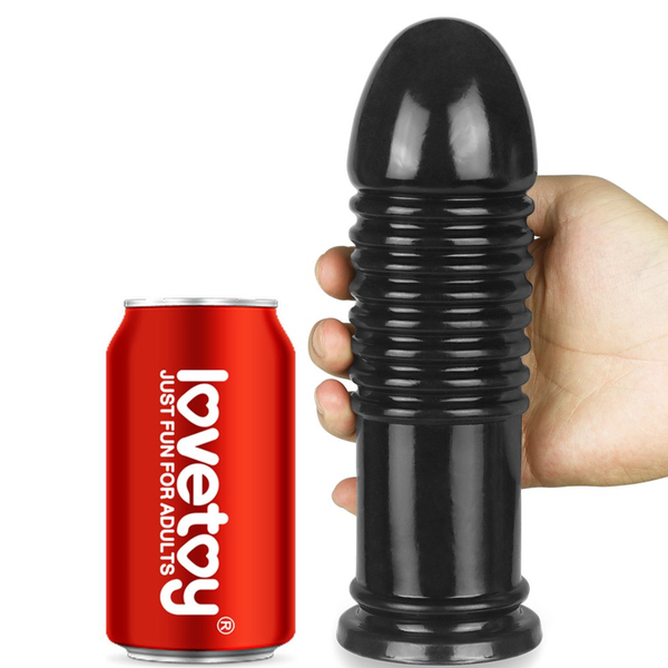 Большой анальный фалломитатор King Sized Anal Bumper 8 черный для опытных пользователей для глубокого анального стимулирования LV2242 фото