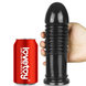 Большой анальный фалломитатор King Sized Anal Bumper 8 черный для опытных пользователей для глубокого анального стимулирования LV2242 фото 2