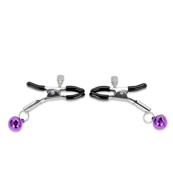 Зажимы для сосков Fetish Nipple Clamps регулируемые для эротических игр и фетиш-экспериментов 6100056 фото