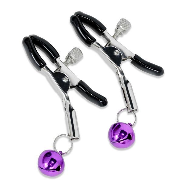 Зажимы для сосков Fetish Nipple Clamps регулируемые для эротических игр и фетиш-экспериментов 6100056 фото