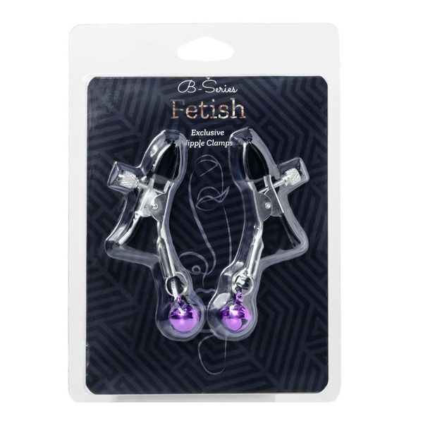 Зажимы для сосков Fetish Nipple Clamps регулируемые для эротических игр и фетиш-экспериментов 6100056 фото