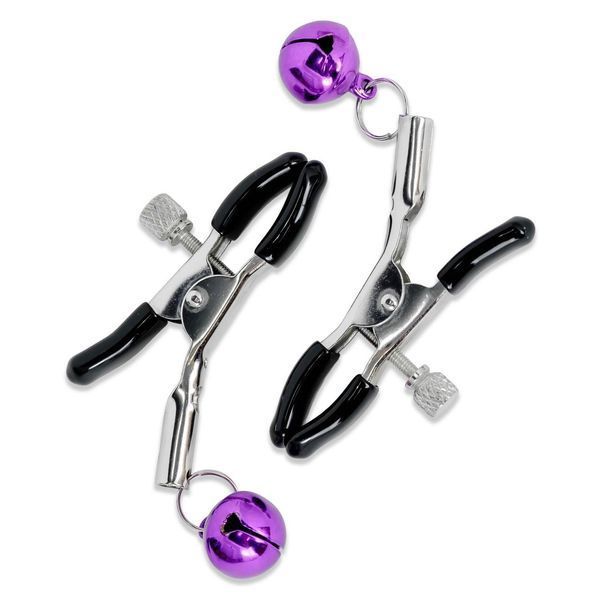 Зажимы для сосков Fetish Nipple Clamps регулируемые для эротических игр и фетиш-экспериментов 6100056 фото