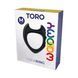 Эрекционное кольцо Wooomy Toro M Black для усиления эрекции и продления удовольствия с рожками SO9933 фото 1