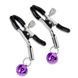 Зажимы для сосков Fetish Nipple Clamps регулируемые для эротических игр и фетиш-экспериментов 6100056 фото 3
