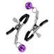 Зажимы для сосков Fetish Nipple Clamps регулируемые для эротических игр и фетиш-экспериментов 6100056 фото 2