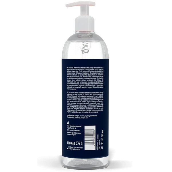 Лубрикант на водной основе Lube Me Natural 1000 мл смазка для массажа и интимной близости безопасная для кожи 7115040179 фото