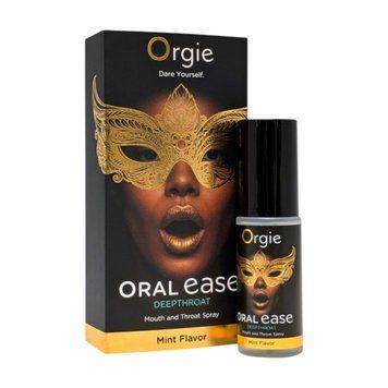 Спрей для орального секса Orgie Oral Ease мятный 15 мл для глубокого минета уменьшает рвотный рефлекс 17960 фото