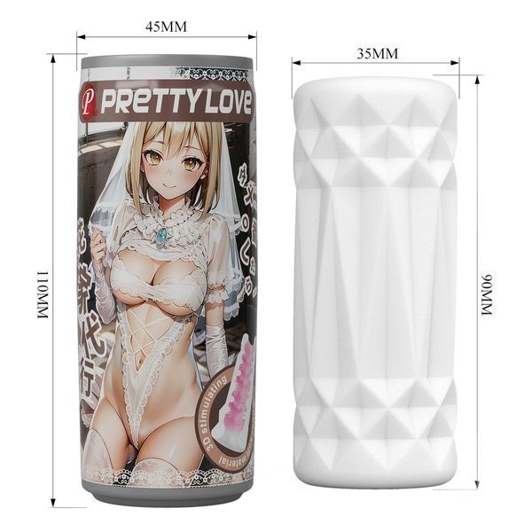 Мастурбатор Pretty Love компактний текстурований для чоловіків для інтимного задоволення і стимуляції BM-00900T88A фото