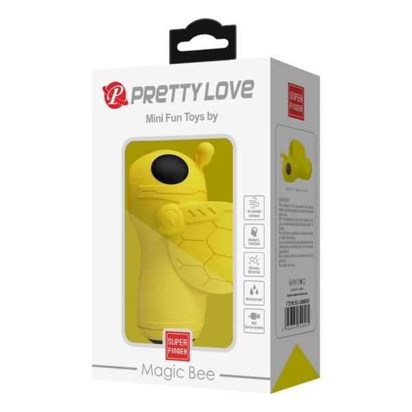 Стимулятор Pretty Love Magic Bee компактний вібратор для жінок для інтимного задоволення і насолоди 6603BI1361 фото