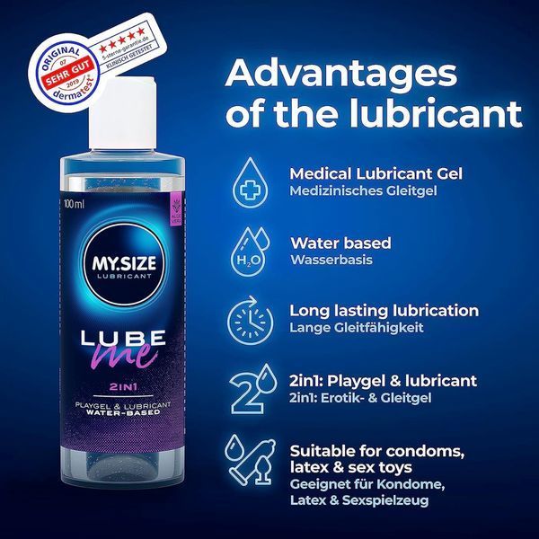 Лубрикант Lube Me 2in1 на водной основе 250 мл для интимной смазки и увлажнения кожи 7115040185 фото