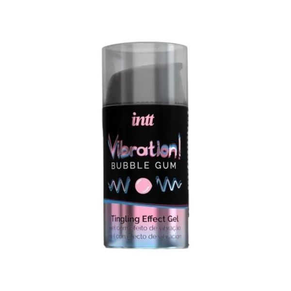 Рідкий вібратор Intt Vibration Bubble Gum 15 мл для інтимних ігор зі солодким ароматом IN15486 фото