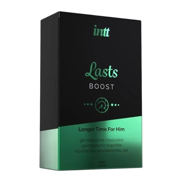 Пролонгатор для мужчин Intt Lasts гель для продления сексуальной выносливости 15 мл натуральный состав IN15349 фото