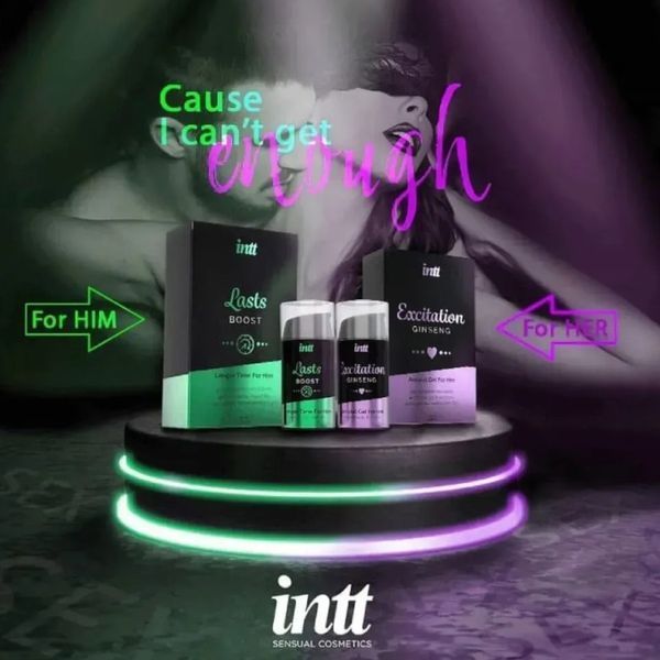 Пролонгатор для мужчин Intt Lasts гель для продления сексуальной выносливости 15 мл натуральный состав IN15349 фото
