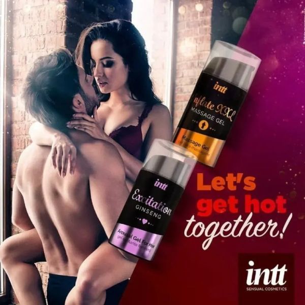 Інтимний гель Intt Inflate XXL 15 мл для чоловіків для збільшення члена та посилення ерекції IN15387 фото