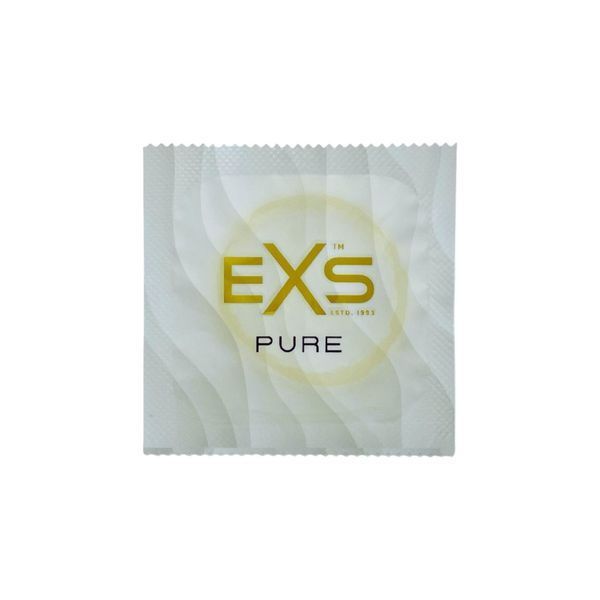 Презервативы ультратонкие EXS Pure веганские для мужчин комфортная посадка максимальное удовольствие 12EXSPURE фото